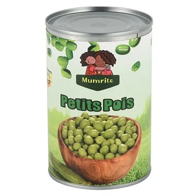 Đậu xanh trong hộp thiếc